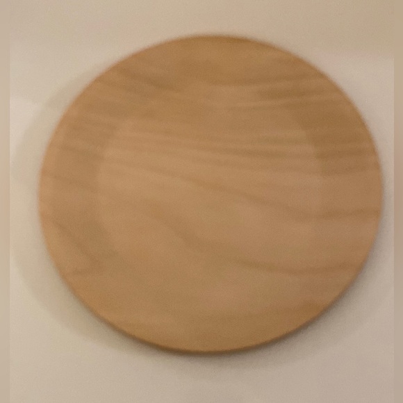 White birch wood plates, set of 5 (#A) - Picture 2 of 10